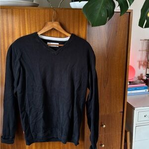 Levi's Black V-Neck Knit Sweater